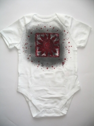 Ručně malované kojenecké body FF0005