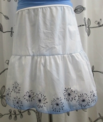 Dámská bavlněná sukně malovaná DASS072