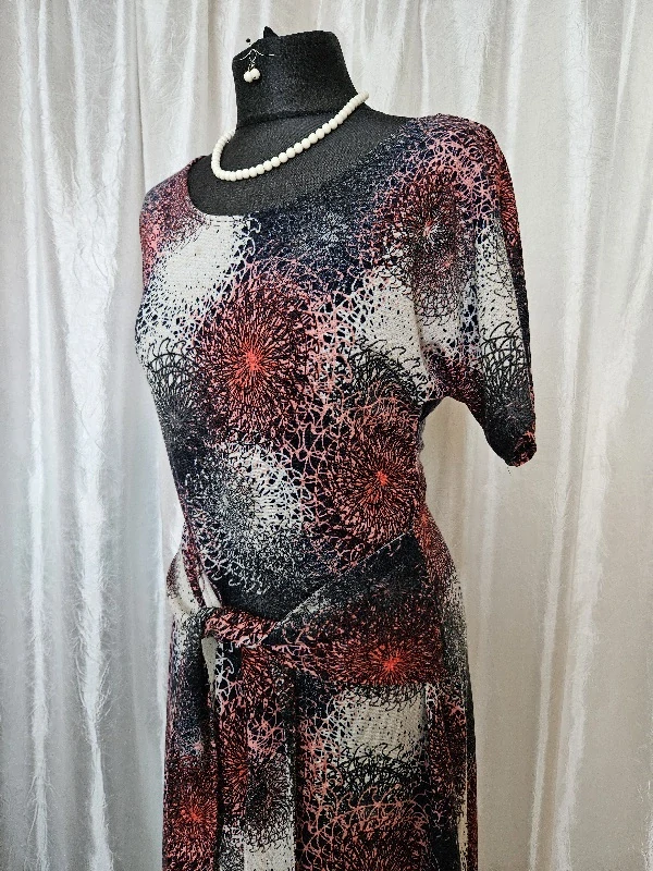 Úpletové šaty,  přinechaný rukáv 