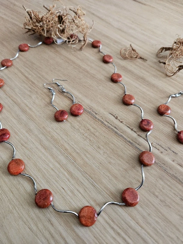 Souprava s kamenem mořský korál