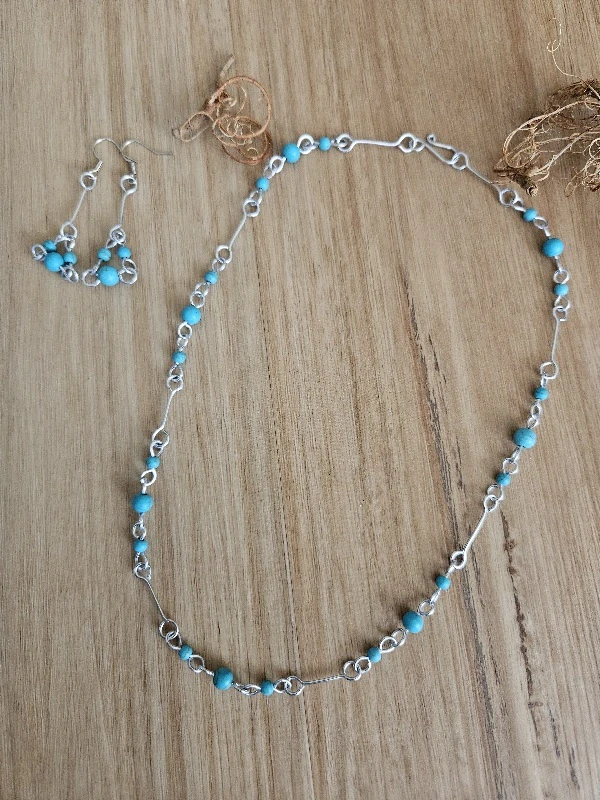 Souprava šperků s kamenem tyrkys