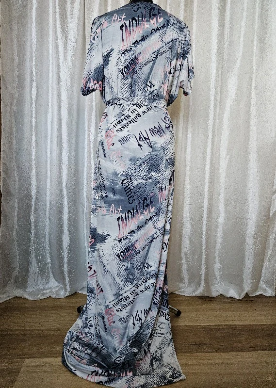 Úpletové šaty,  přinechaný rukáv 