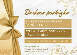 Dárková poukázka, šatník